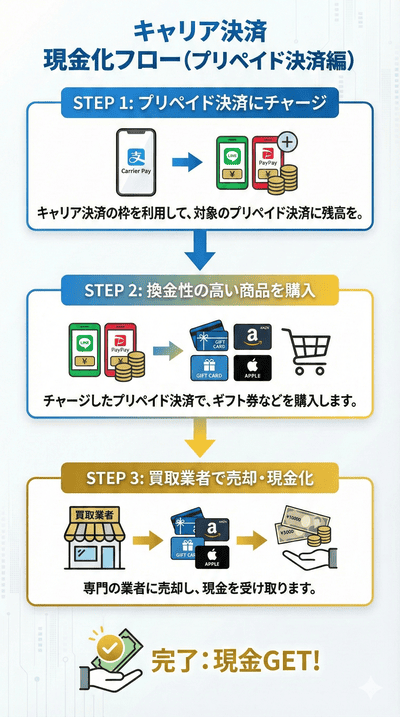 プリペイド決済を使った方法