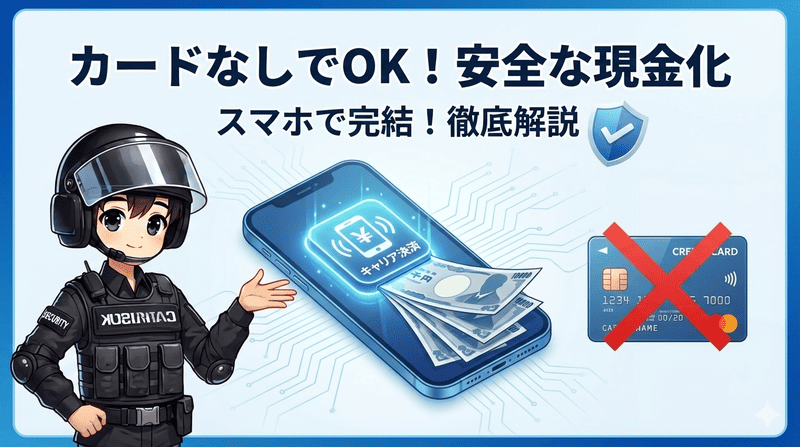 キャリア決済現金化はカードなしで可能？安全なやり方を徹底解説！