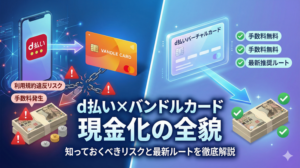 d払いとバンドルカードを使った現金化の方法と知っておくべき全注意点