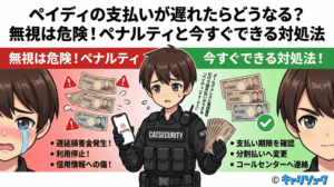 ペイディの支払いが遅れたらどうなる?無視は危険!ペナルティと今すぐできる対処法