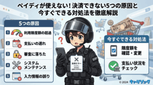 ペイディが使えない!決済できない5つの原因と今すぐできる対処法を徹底解説