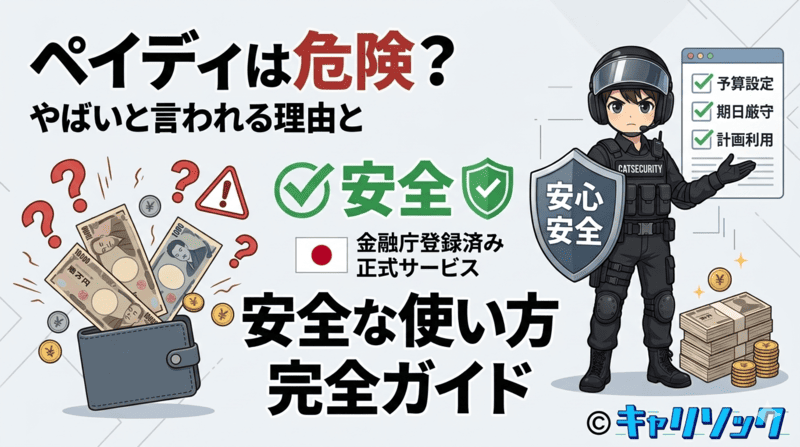 ペイディ（Paidy）は危険？やばいと言われる理由と安全な使い方完全ガイド