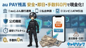 au PAY残高を安全に現金化する3ステップ！手数料無料で引き出す方法と注意点